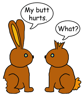 My Butt Hurts Bunnies T-Shirts & Gifts